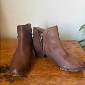 Lucky brand Brown Leather Ankle Boots